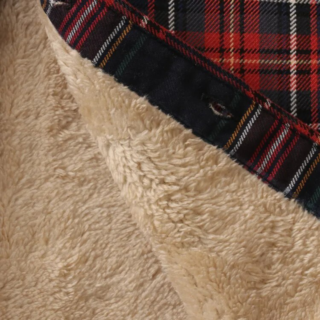 Men's Checked Flannel Jacket | Farhan