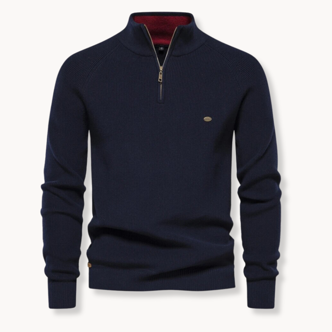 Men's Half-Zip Jumper | Moss