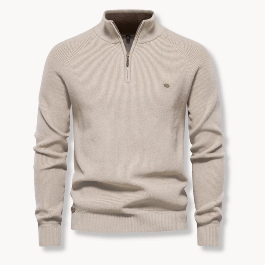Men's Half-Zip Jumper | Moss