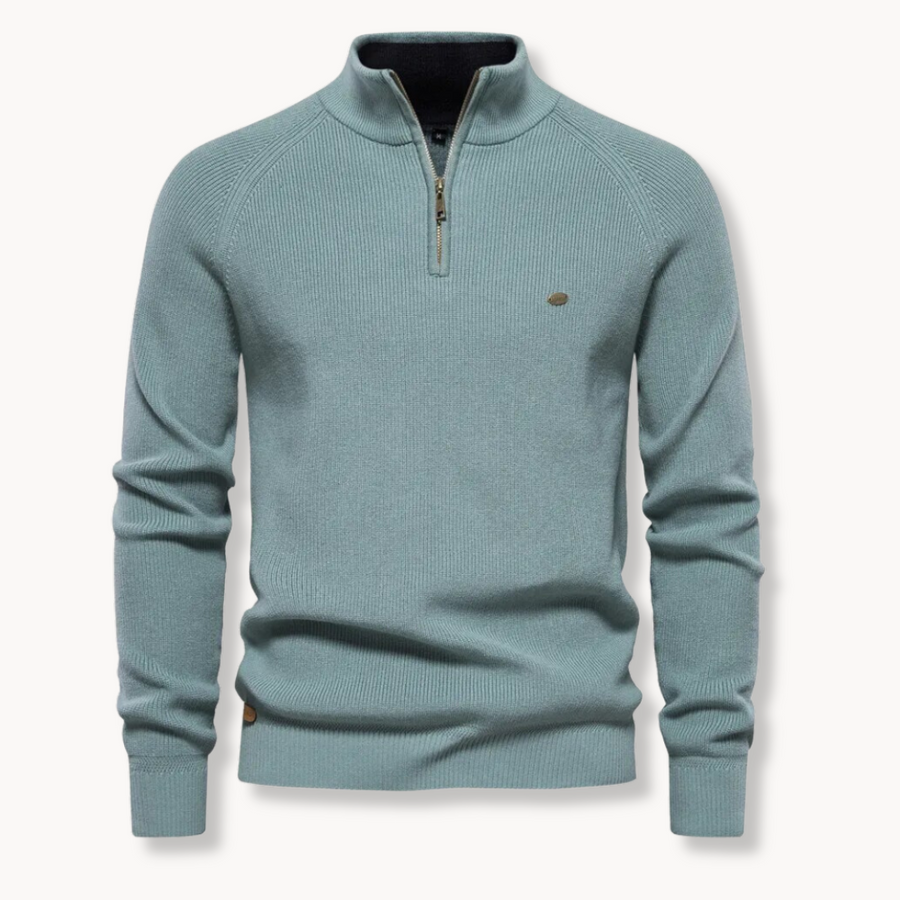 Men's Half-Zip Jumper | Moss