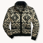 Men's Full-Zip Winter Jumper | Fair Isle