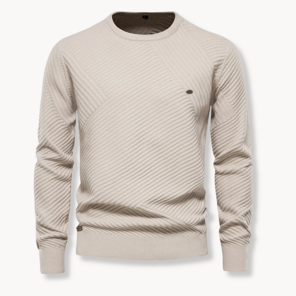 Men's Cotton Crewneck Jumper | Beyer