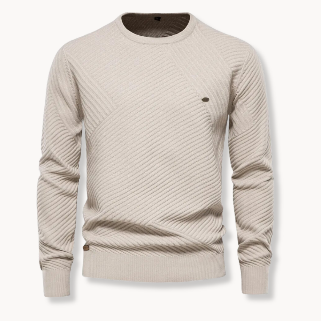 Men's Cotton Crewneck Jumper | Beyer