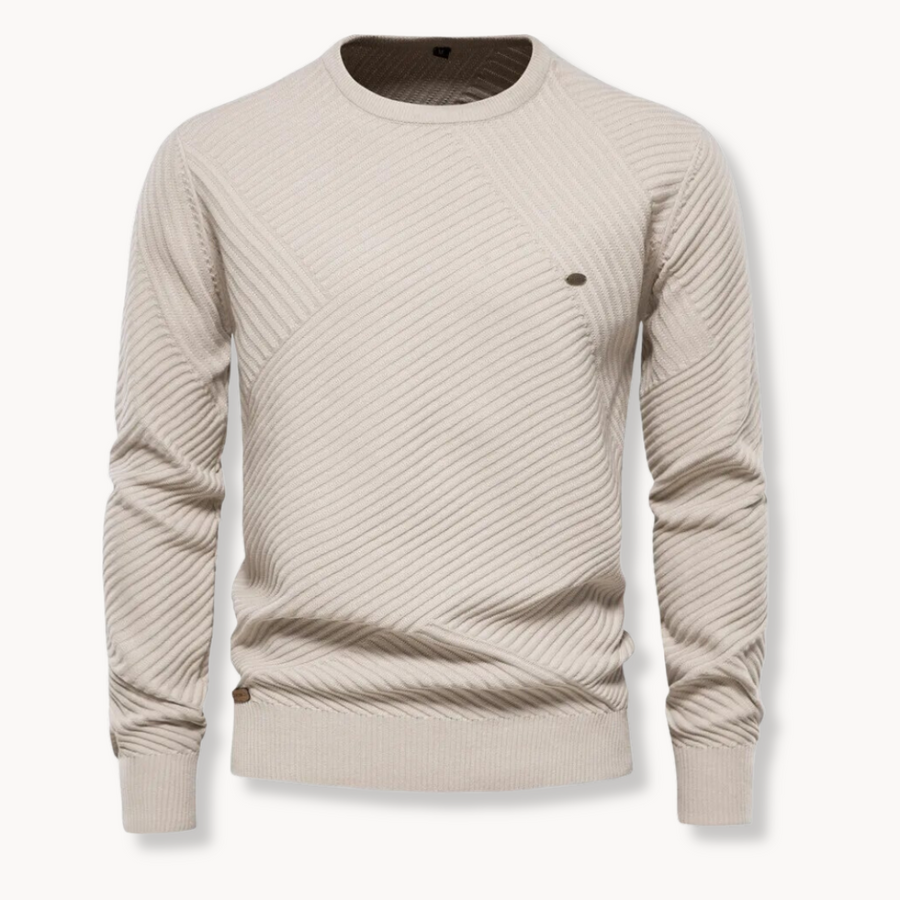 Men's Cotton Crewneck Jumper | Beyer