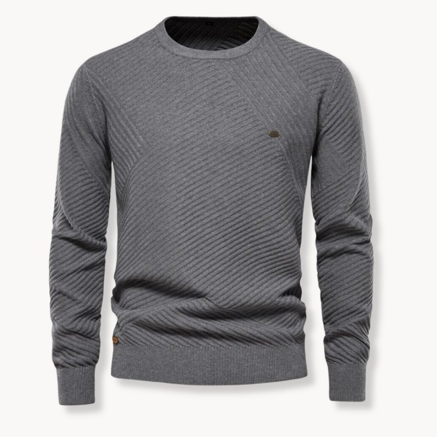 Men's Cotton Crewneck Jumper | Beyer
