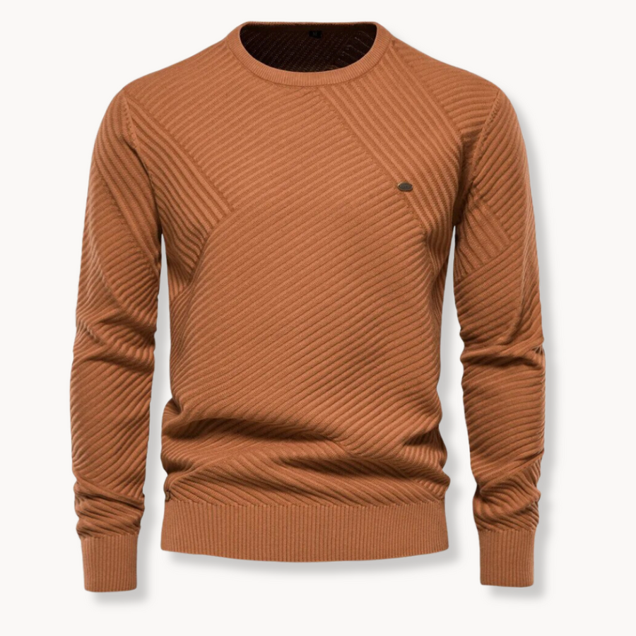Men's Cotton Crewneck Jumper | Beyer