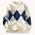 Men's Argyle Knit Jumper | GeoKnit