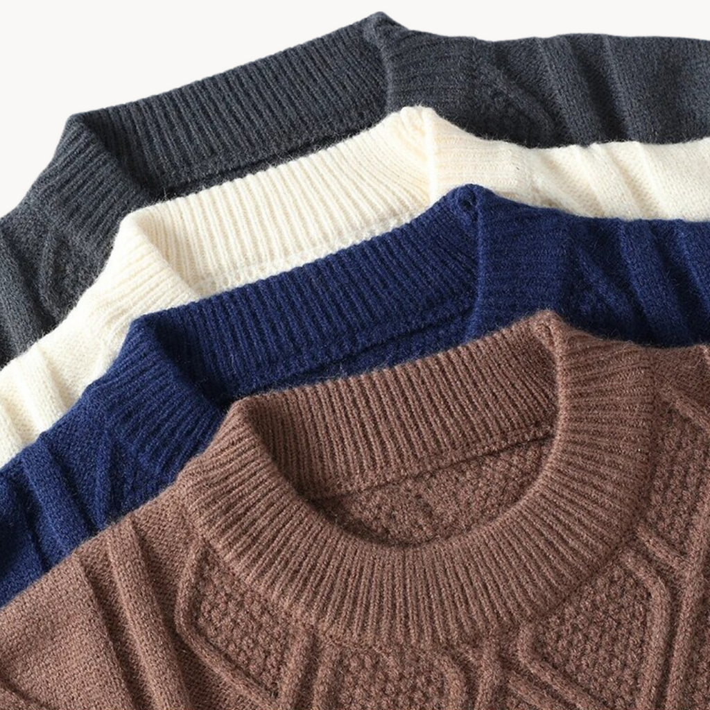 Men's Argyle Knit Jumper | GeoKnit