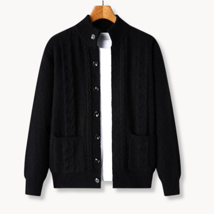 Men's Chunky Cable Knit Cardigan | Cable