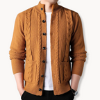 Men's Chunky Cable Knit Cardigan | Cable