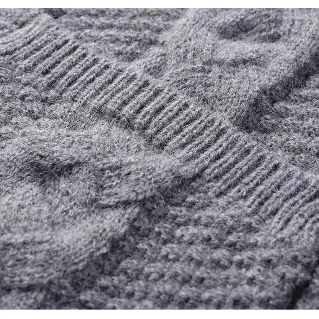Men's Chunky Cable Knit Cardigan | Cable