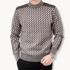 Men's Patterned Knit Jumper | Raiden