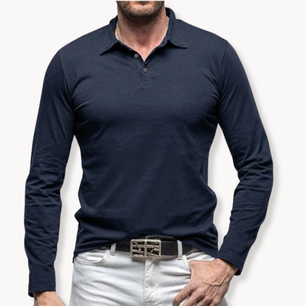 Men's Cotton-Blend Polo Shirt | Marius