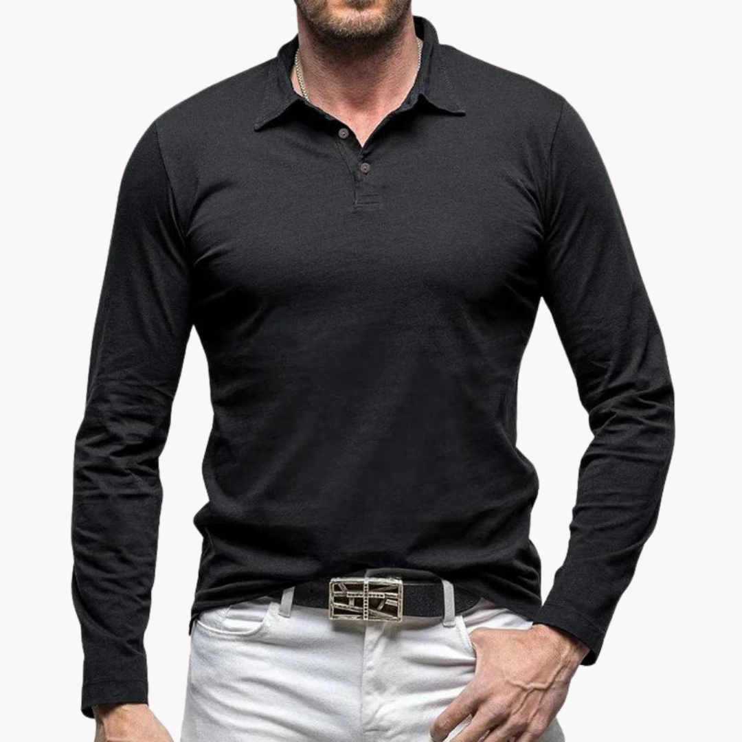 Men's Cotton-Blend Polo Shirt | Marius