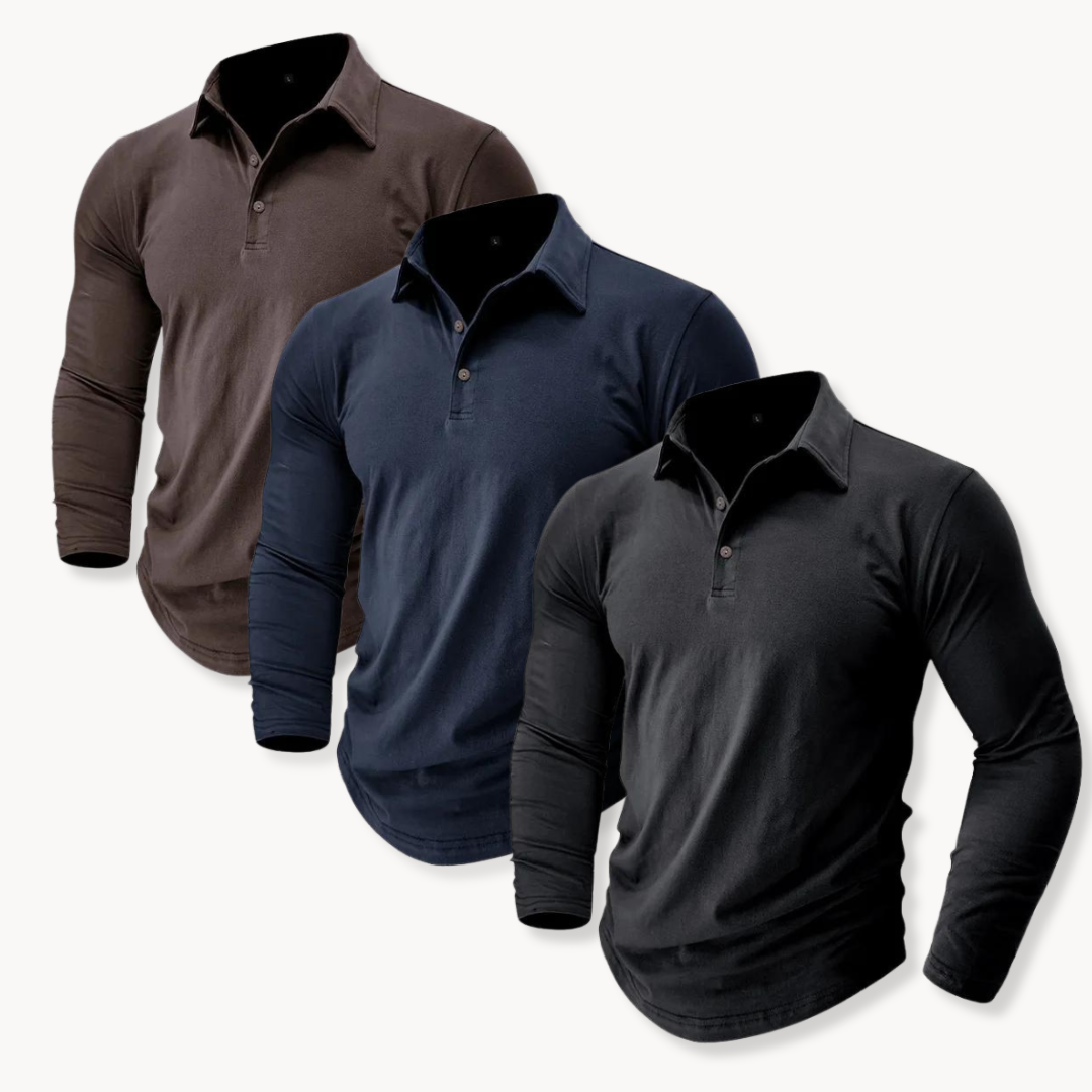 Men's Cotton-Blend Polo Shirt | Marius