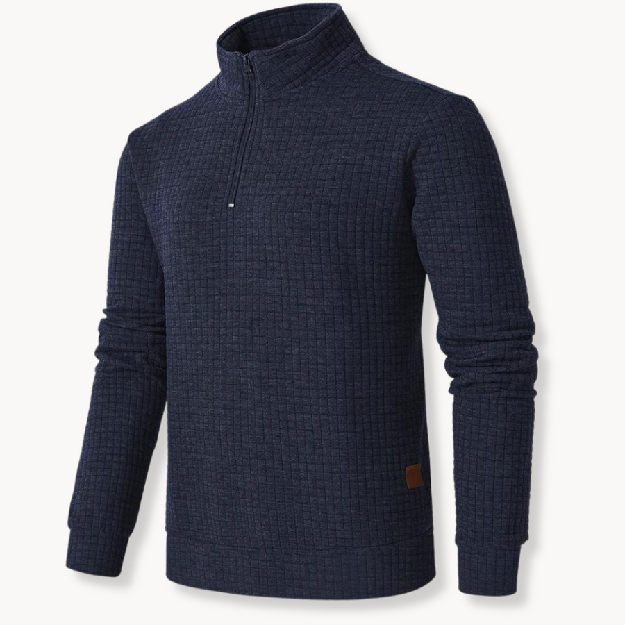 Men's Quarter-Zip Knit Jumper | Rafael