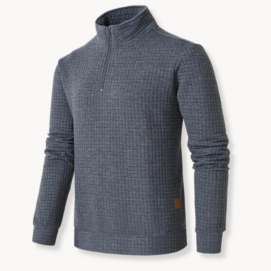 Men's Quarter-Zip Knit Jumper | Rafael