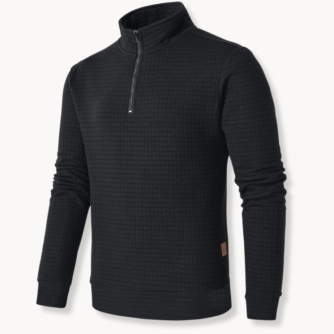 Men's Quarter-Zip Knit Jumper | Rafael