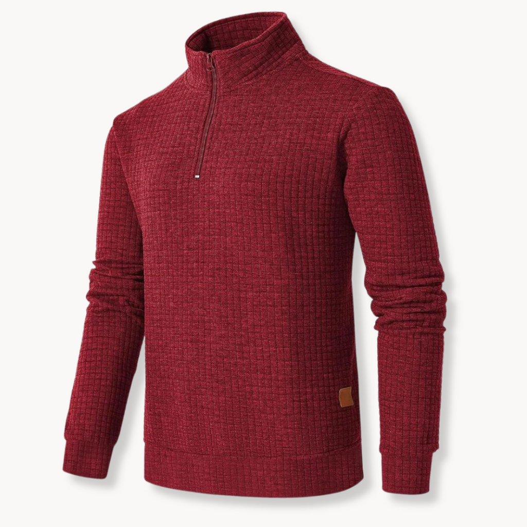 Men's Quarter-Zip Knit Jumper | Rafael