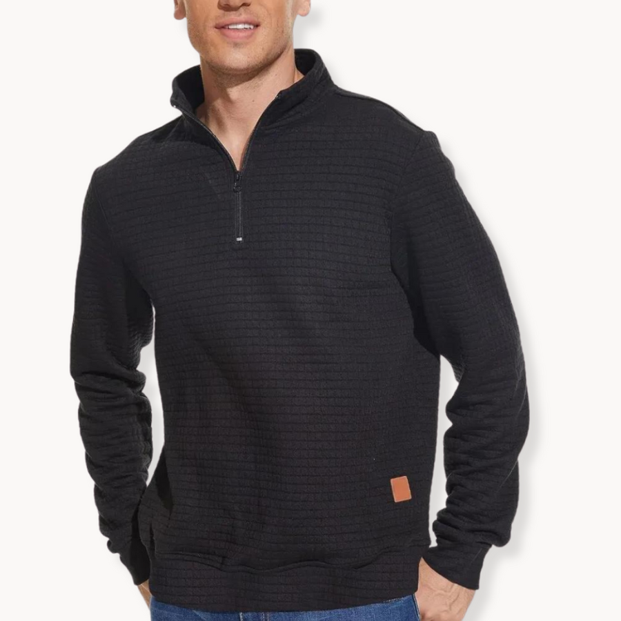 Men's Quarter-Zip Knit Jumper | Rafael