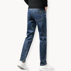 Men's Straight-Leg Jeans | Fleece-Lined