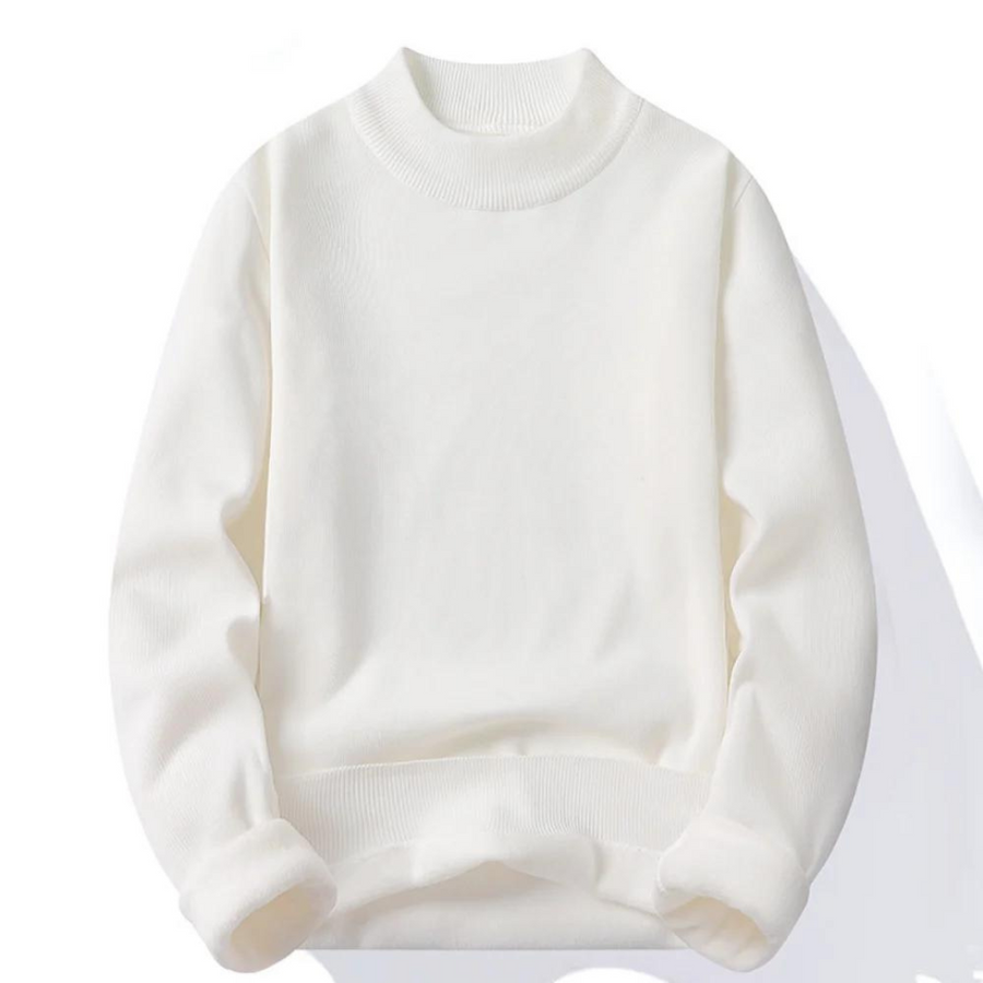 Men's Fleece-Lined Crew Neck Jumper | Kurt