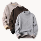 Men's Fleece-Lined Crew Neck Jumper | Kurt