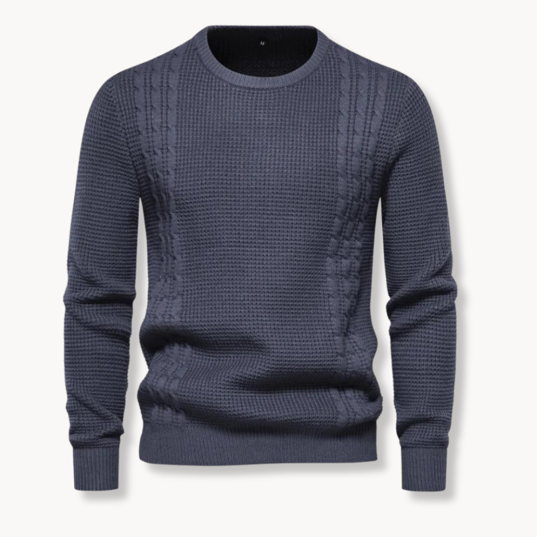 Men's Cable Knit Pullover Jumper | Kane