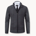 Men's Zip-Up Cardigan | Rene