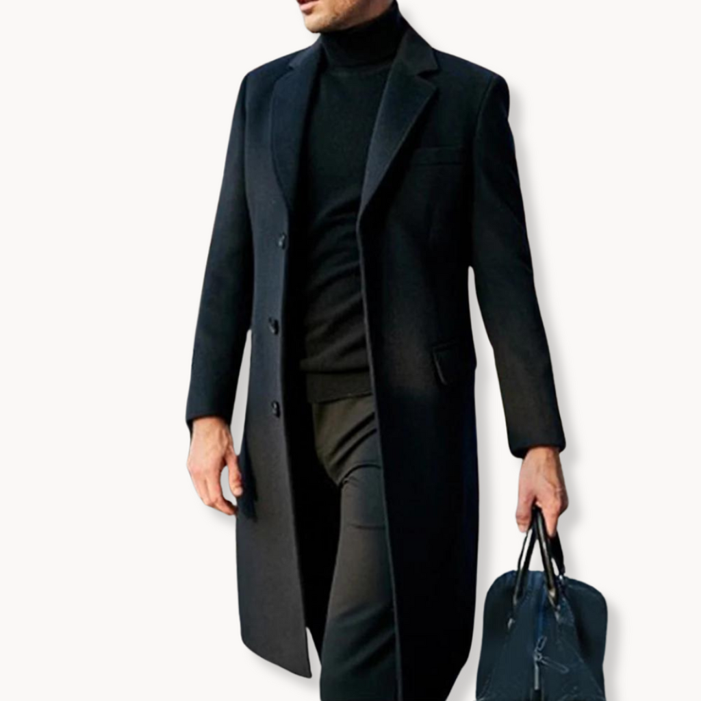 Men's Single-Breasted Coat | Gilles