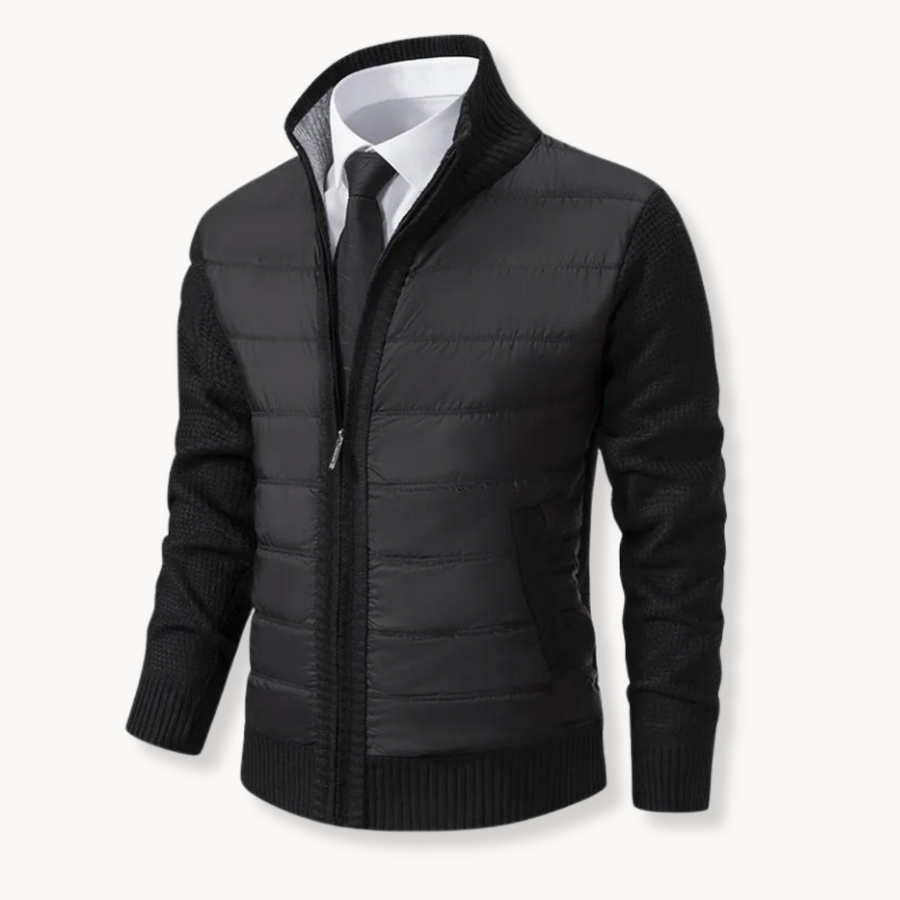 Men's Zip Neck Knit Jumper | Blaise