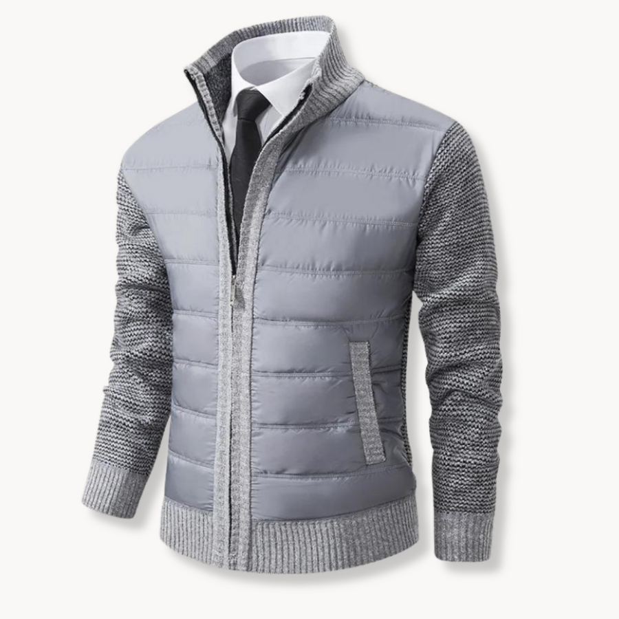 Men's Zip Neck Knit Jumper | Blaise