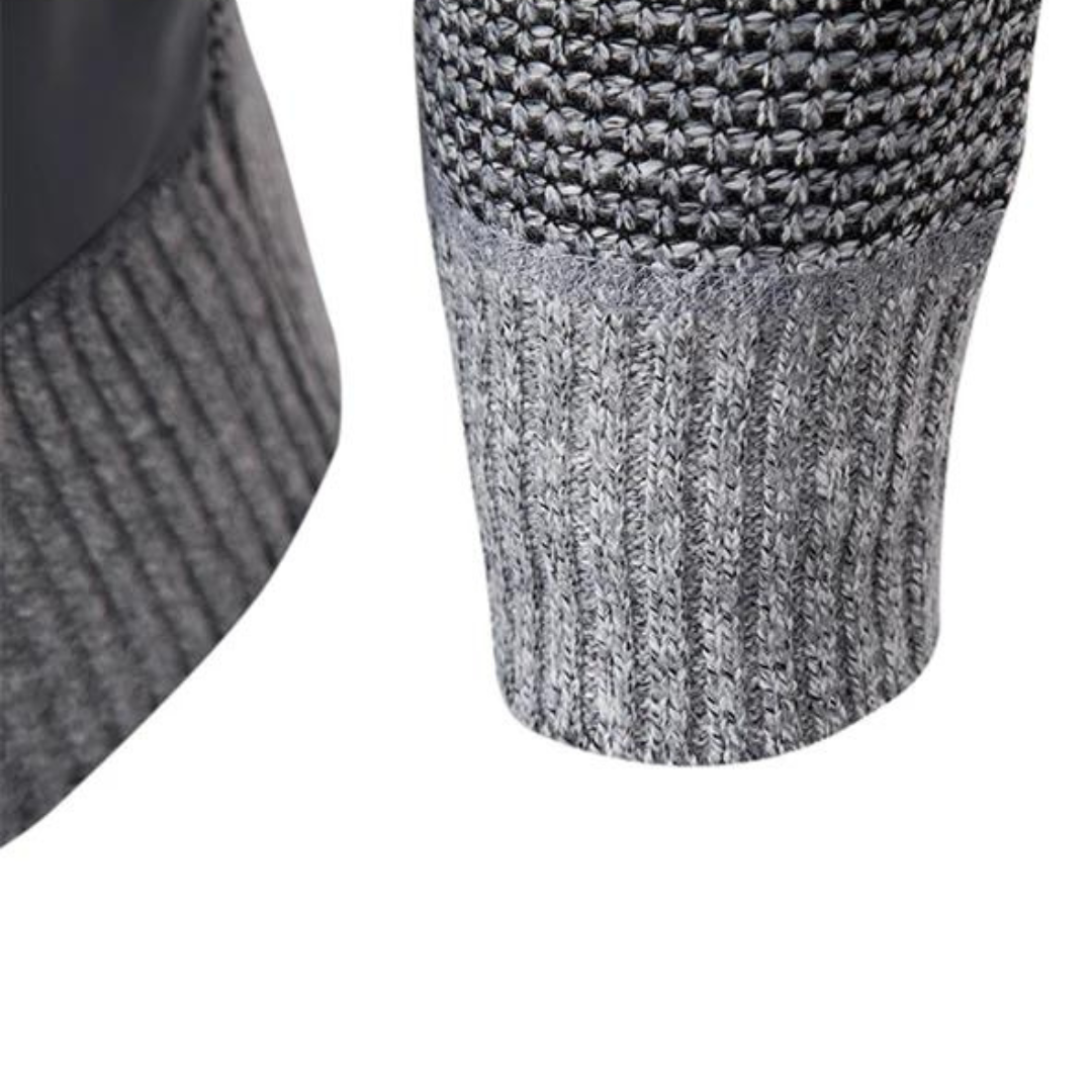 Men's Zip Neck Knit Jumper | Blaise