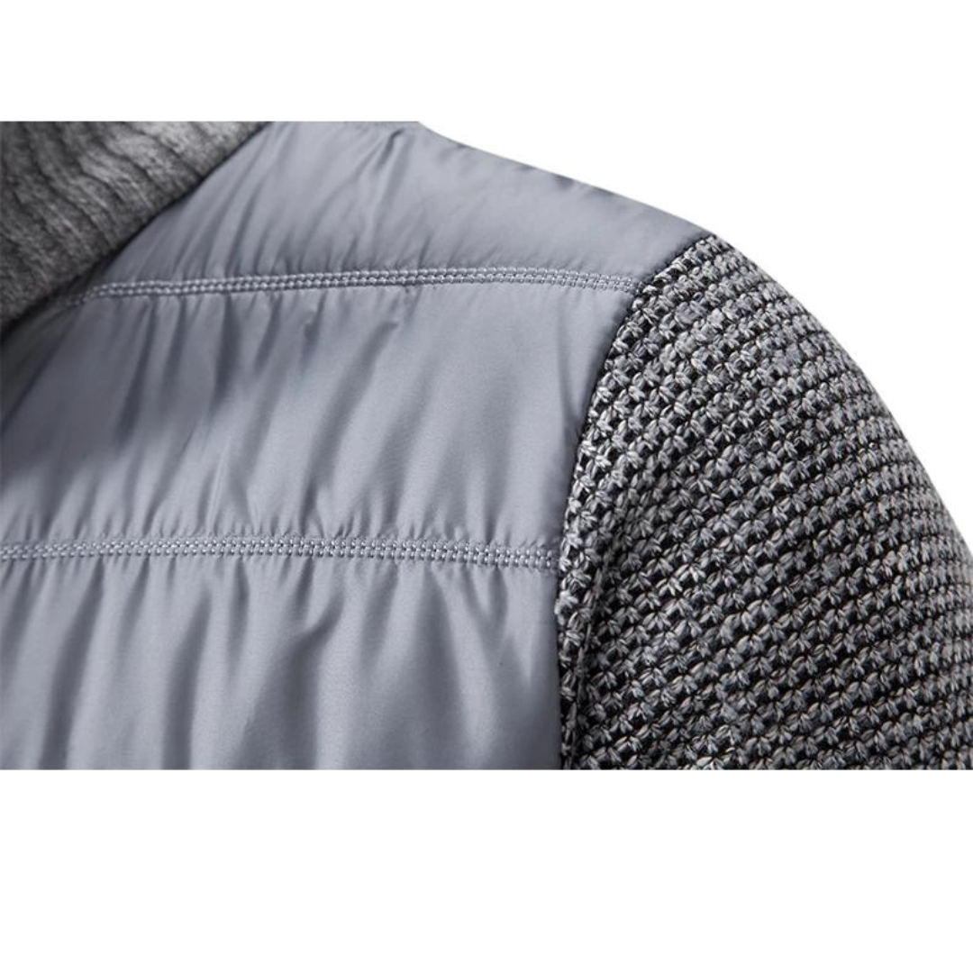Men's Zip Neck Knit Jumper | Blaise