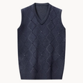 Men's Diagonal Knit Vest | Marrett