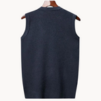 Men's Diagonal Knit Vest | Marrett