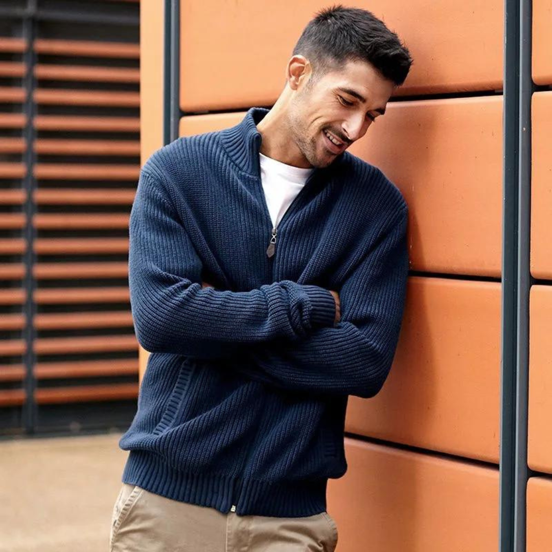 Men's Ribbed Jumper | Larchmont