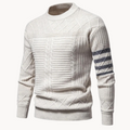 Men's Cable Knit Crewneck Jumper | Lev