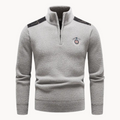 Men's Streamlined Quarter-Zip Jumper | Ludo