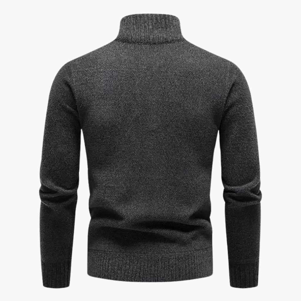 Men's Streamlined Quarter-Zip Jumper | Ludo