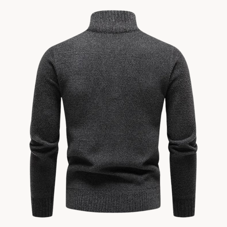 Men's Streamlined Quarter-Zip Jumper | Ludo