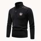 Men's Streamlined Quarter-Zip Jumper | Ludo