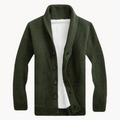 Men's Fleece Shawl Collar Cardigan | Cozy