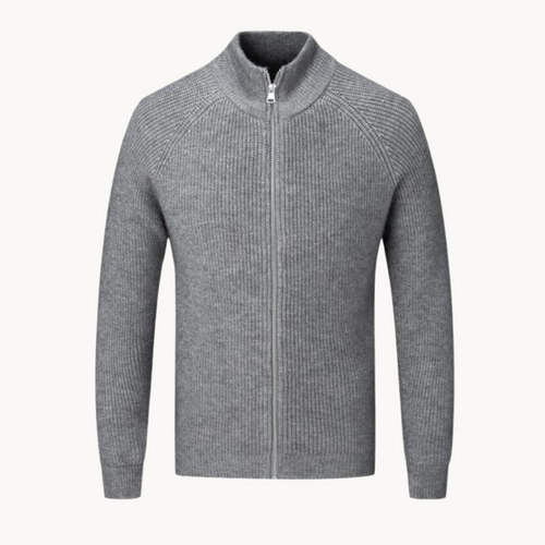 Men's Cashmere Zip-Up Jumper | Ridgeline
