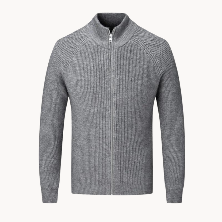Men's Cashmere Zip-Up Jumper | Ridgeline