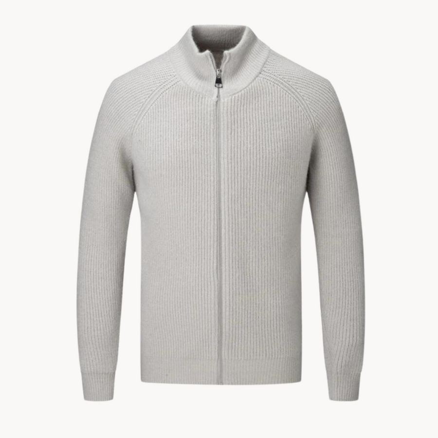 Men's Cashmere Zip-Up Jumper | Ridgeline