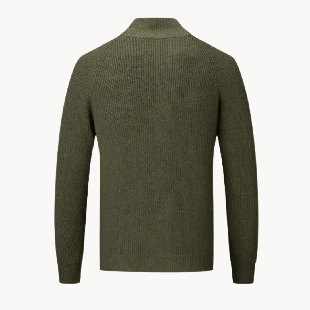 Men's Cashmere Zip-Up Jumper | Ridgeline