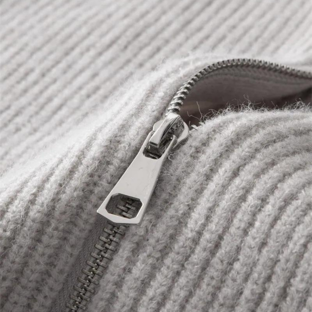 Men's Cashmere Zip-Up Jumper | Ridgeline