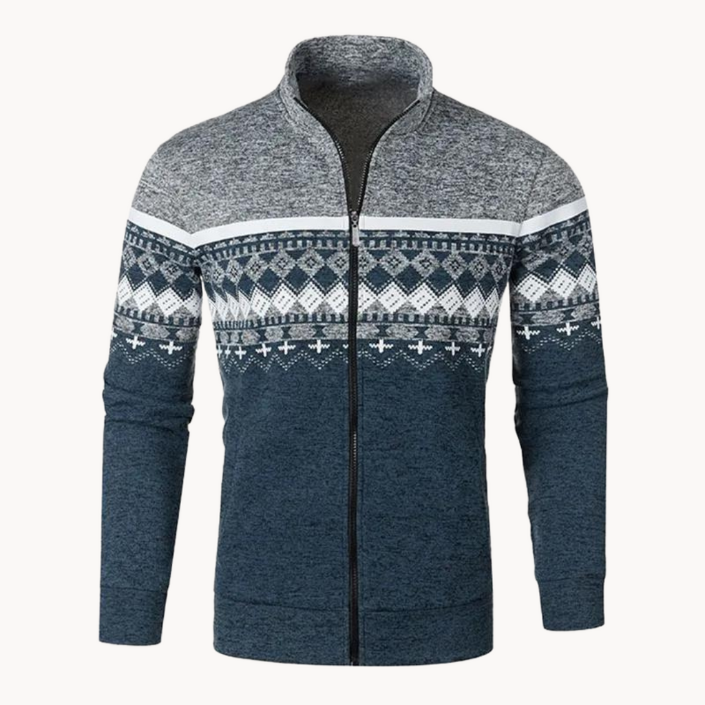 Men's Nordic Pattern Jumper | Mountain Retreat