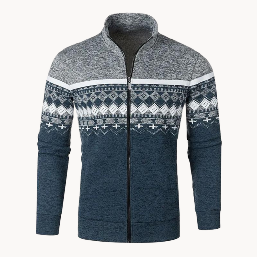 Men's Nordic Pattern Jumper | Mountain Retreat